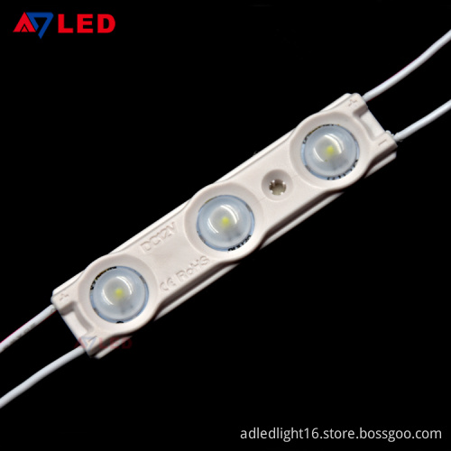 Adled Light smd 3leds led lens module IP67 custom led module outdoor for sign board led light